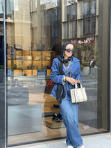 Dark blue denim jacket