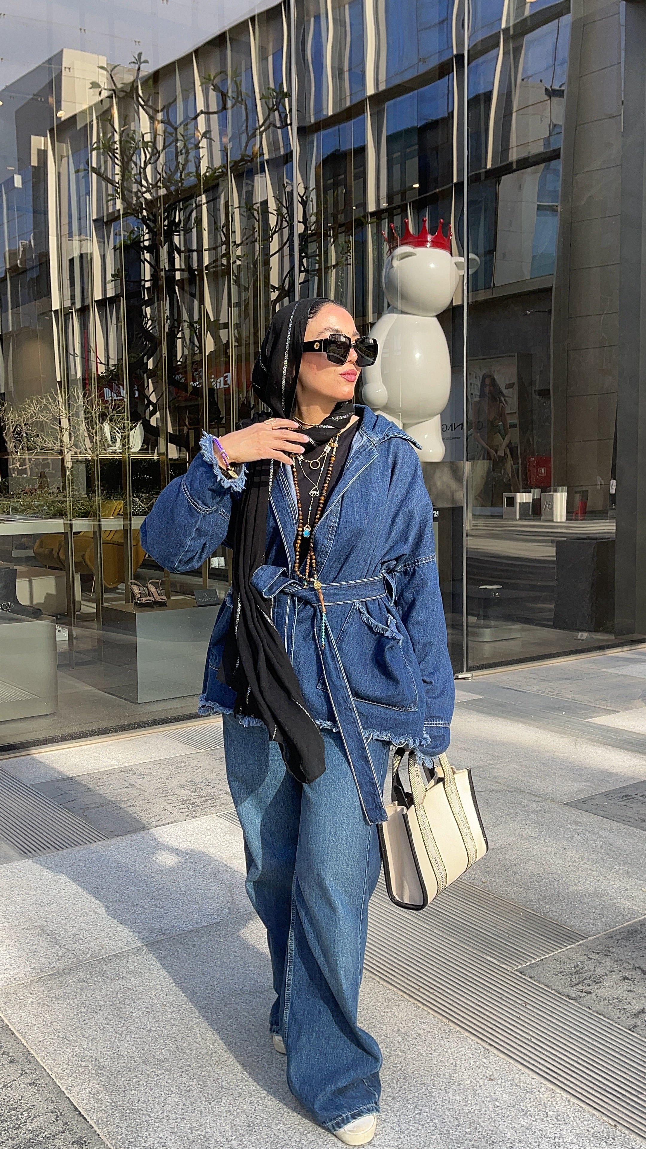 Dark blue denim jacket