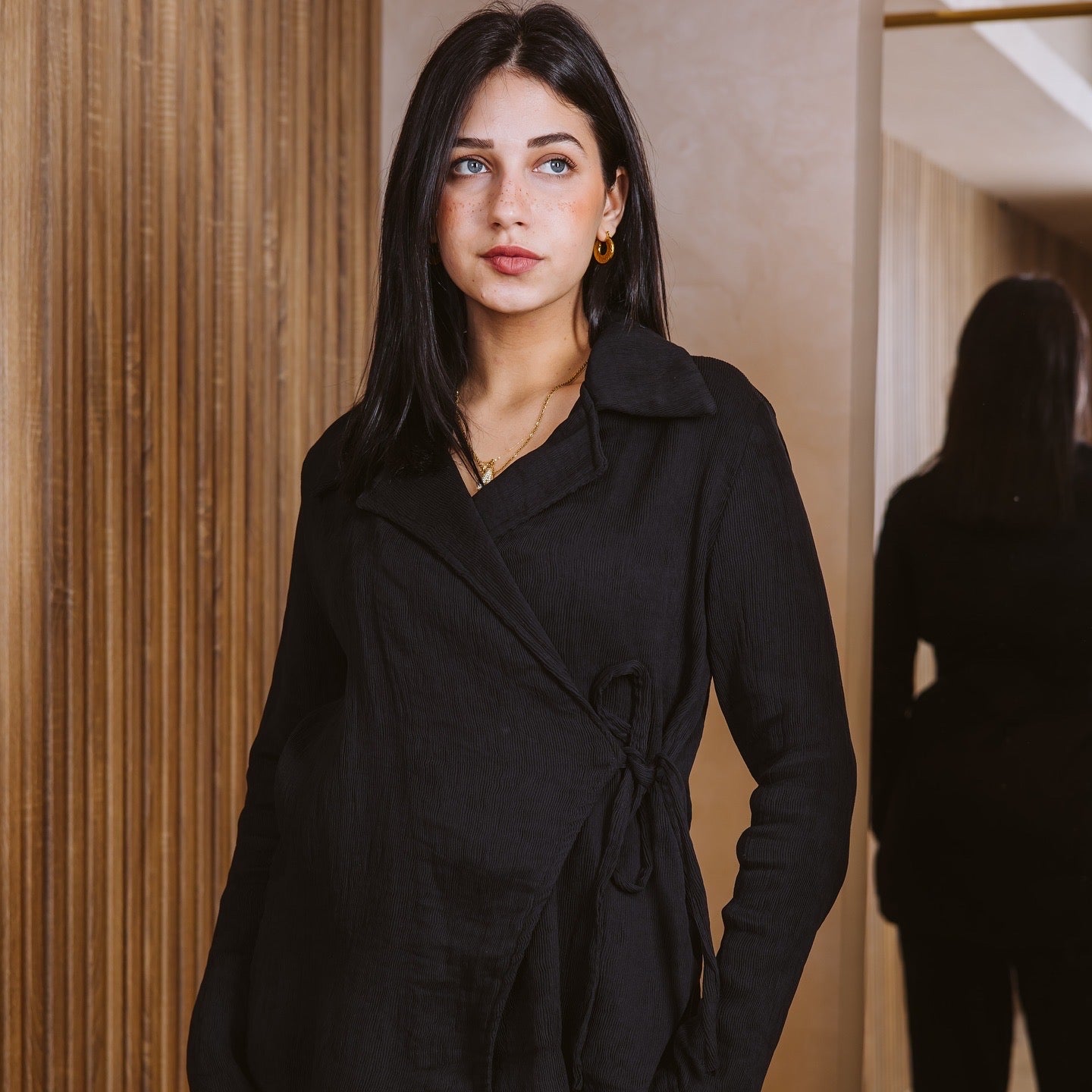 Princess black crushed set