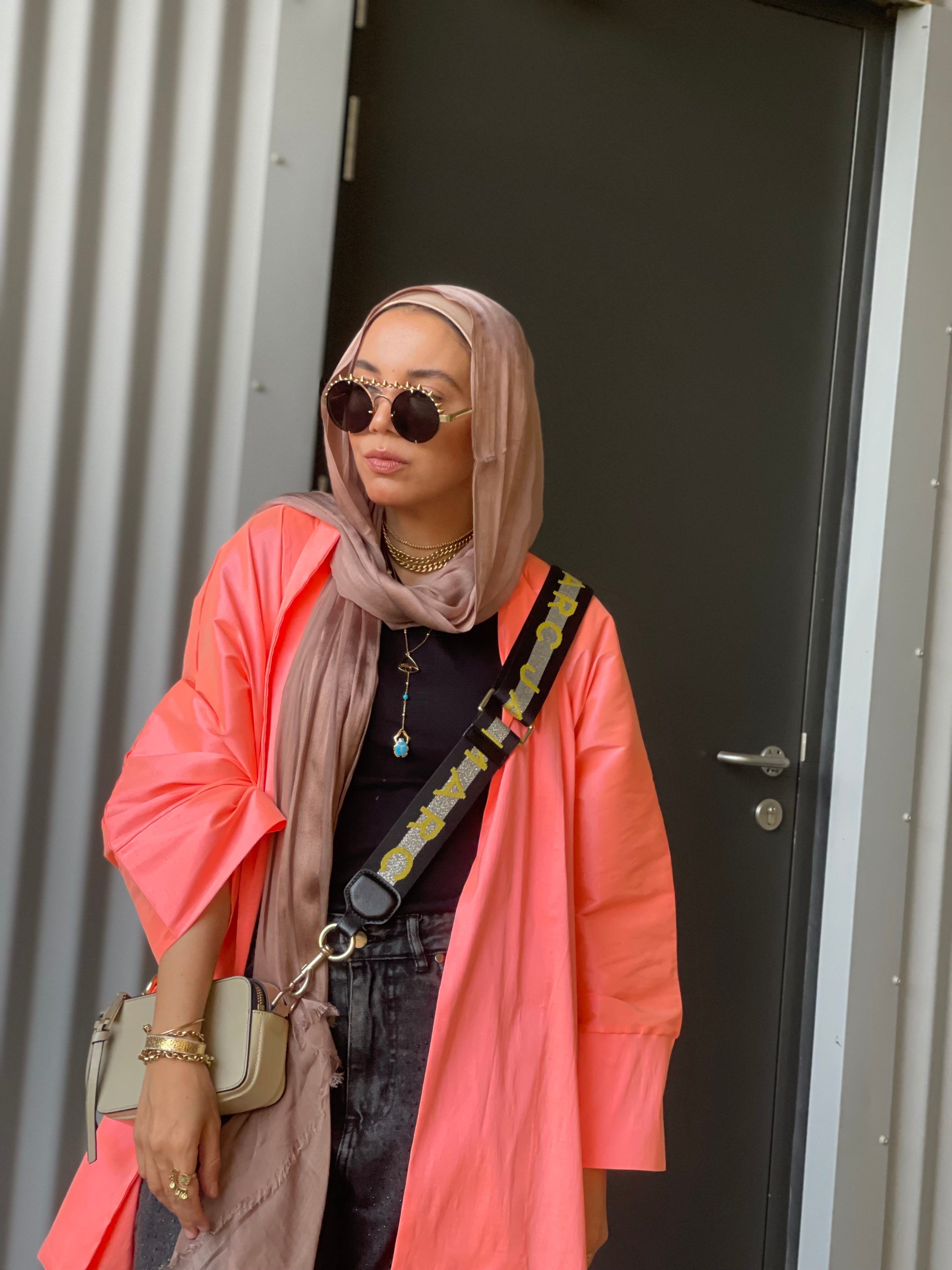 Light orange Taftah cardigan