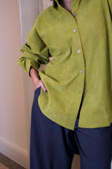 Mustrad corduroy shirt