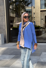 Light blue Premium cotton top