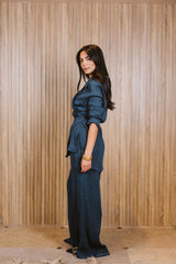 Princess crushed set in teal