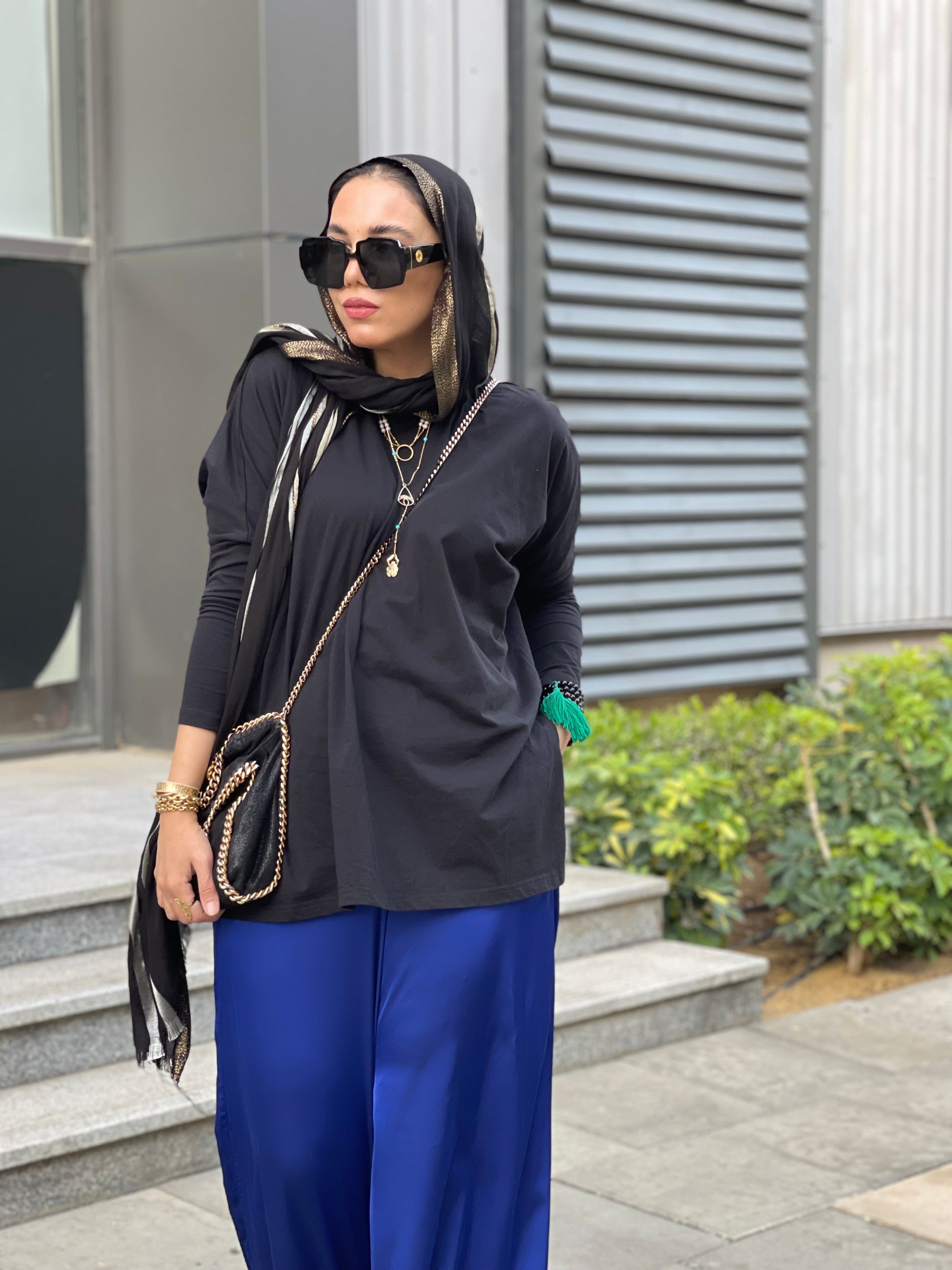 Premium cotton  black basic top