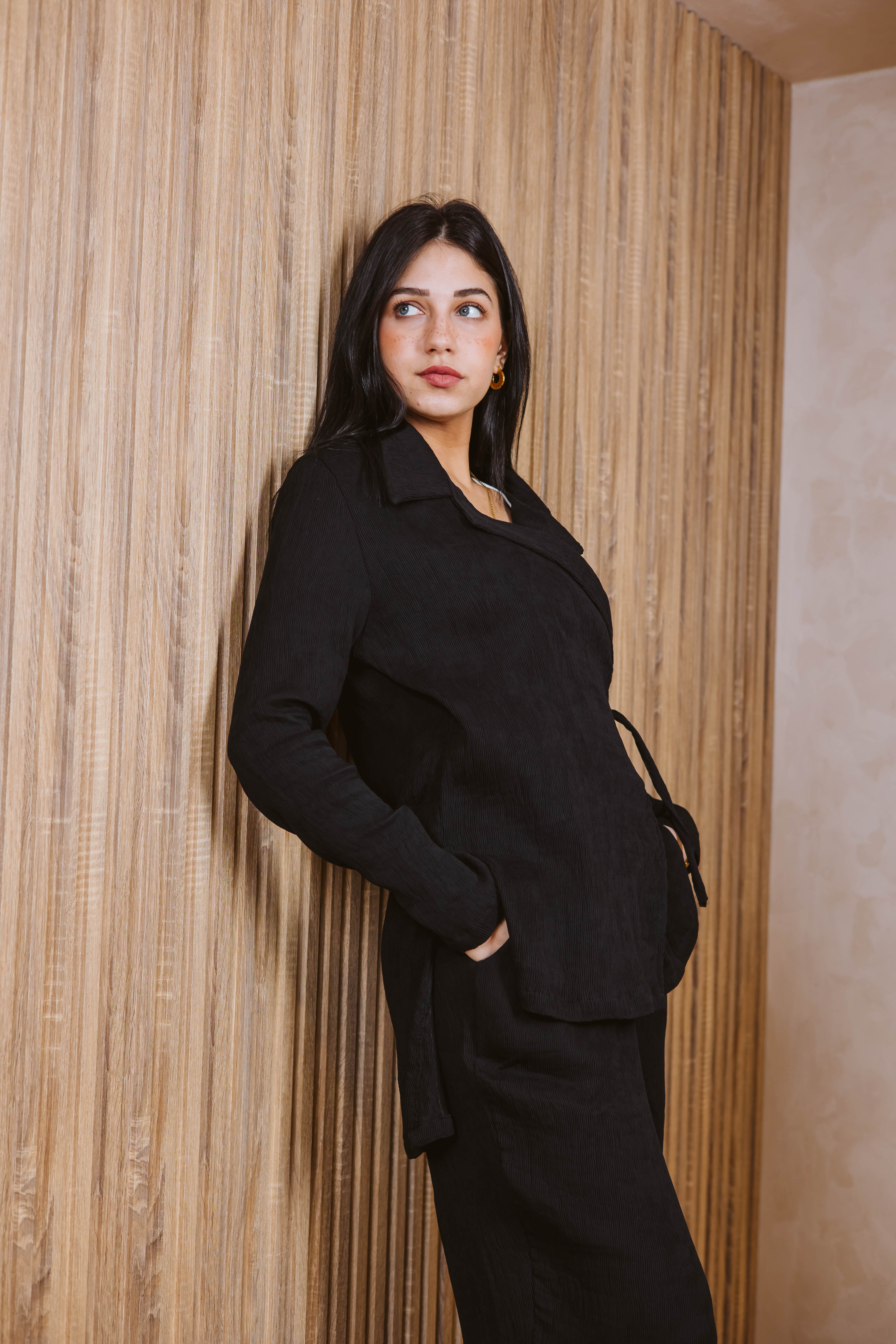 Princess black crushed set