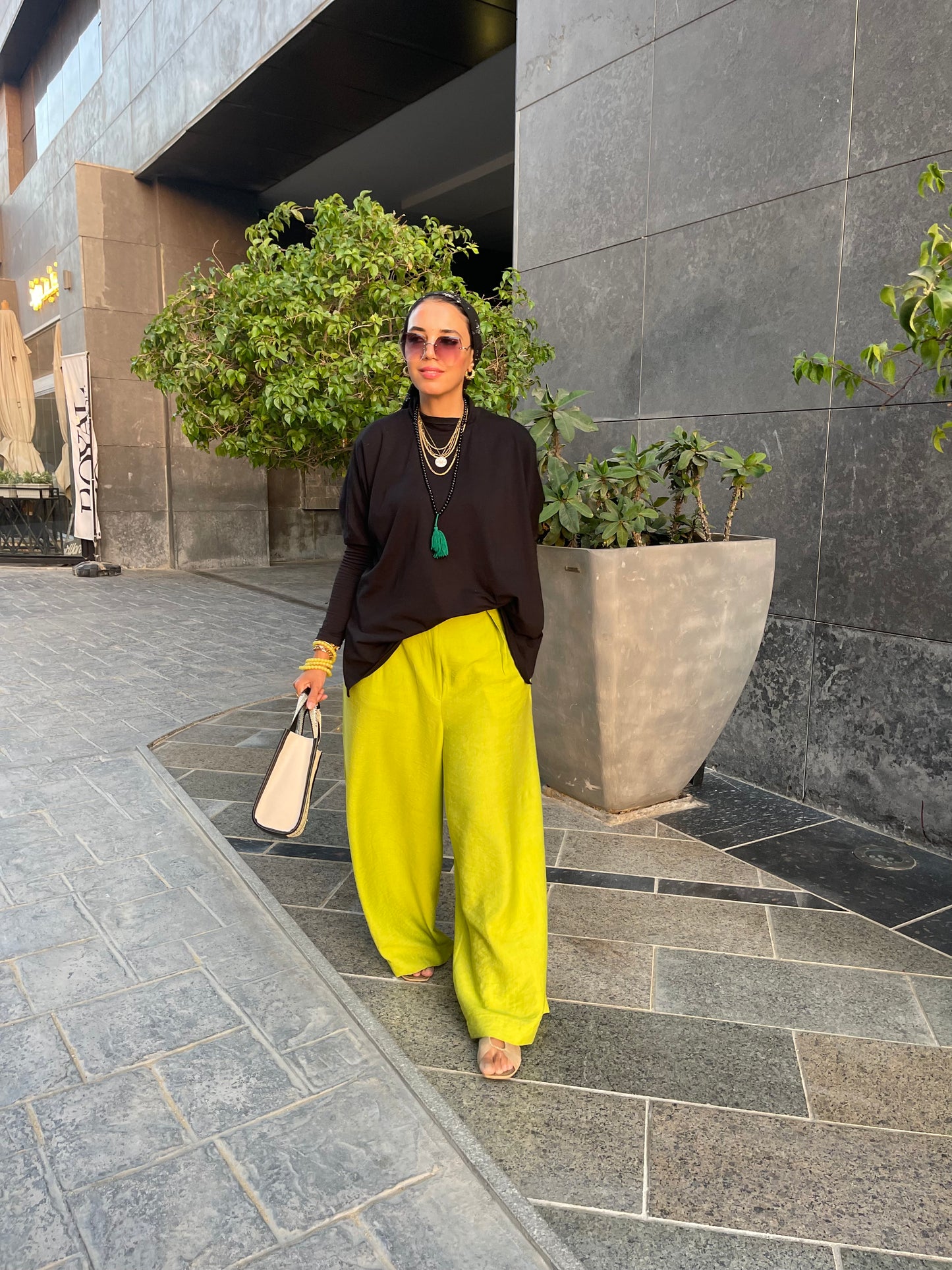 Apple green pants