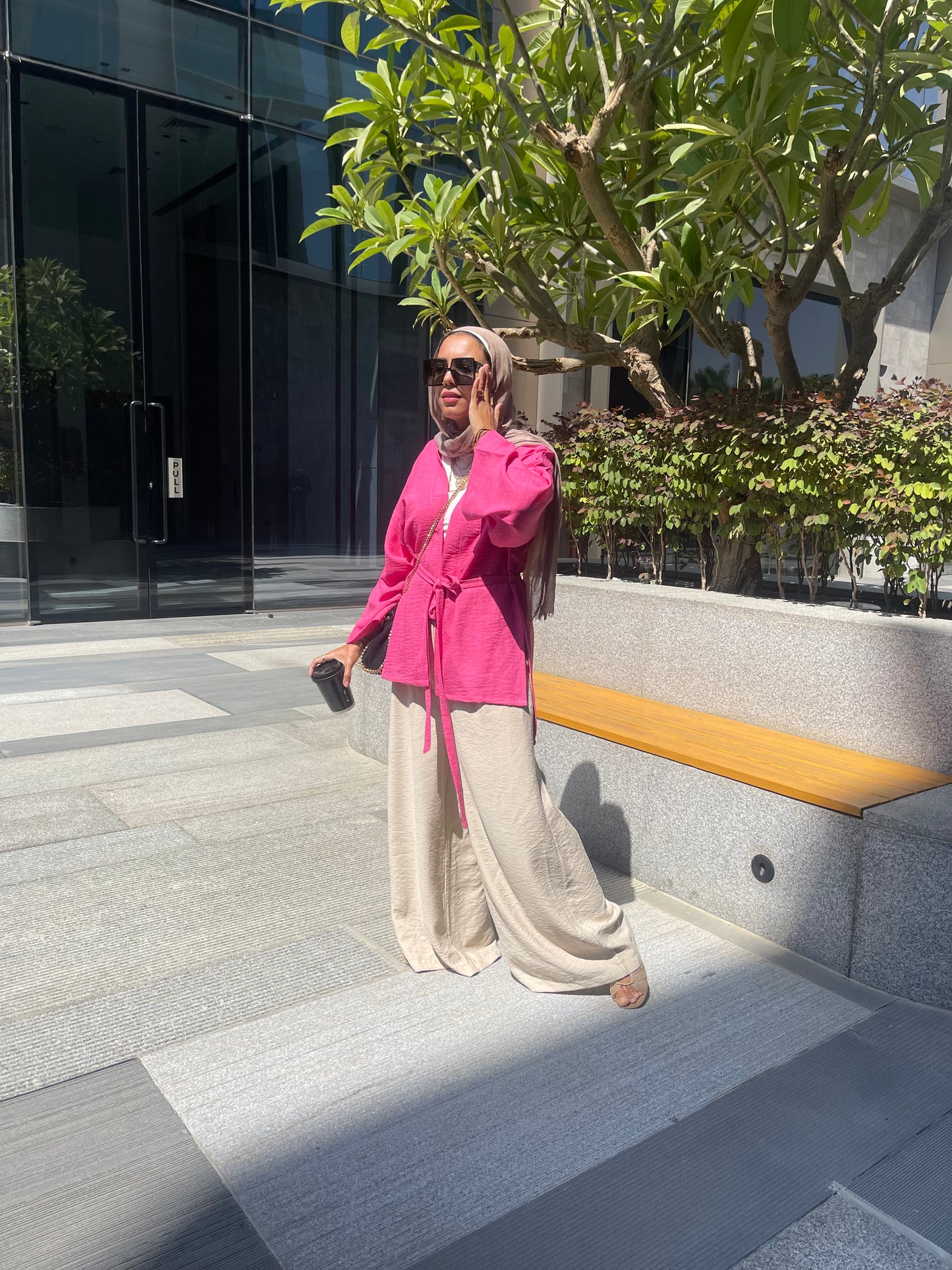 Pink kimono