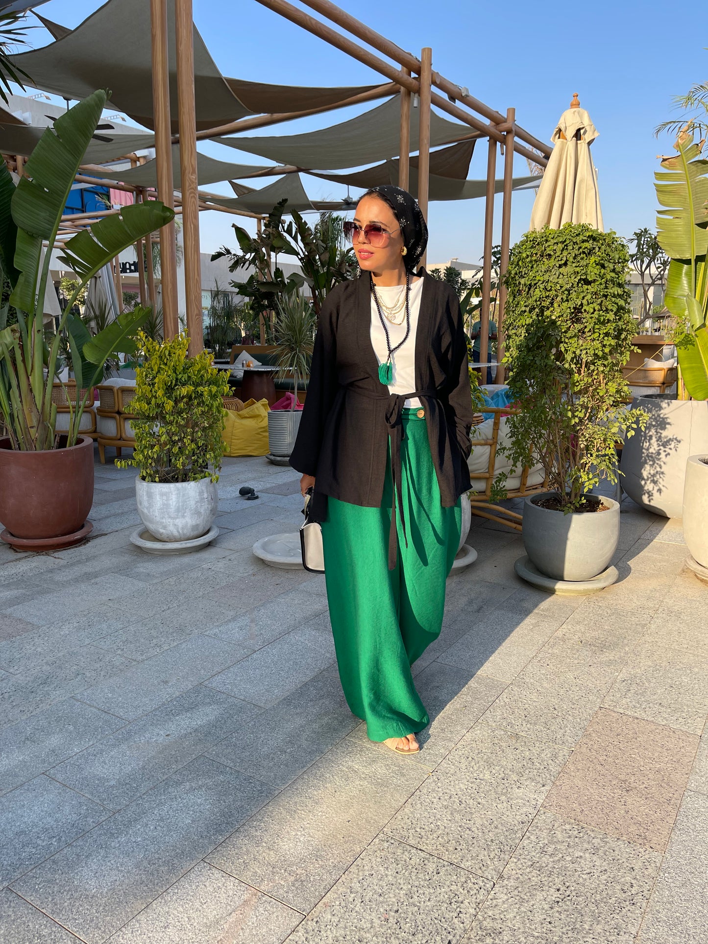 Green pants