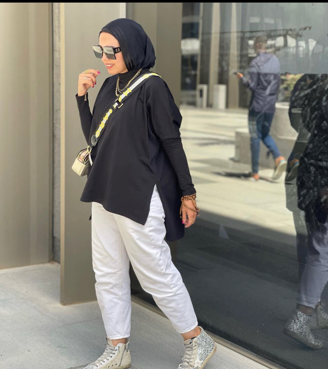 Premium cotton  black basic top