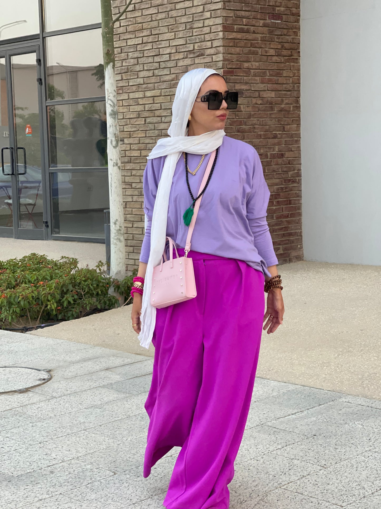 Lilac cotton top