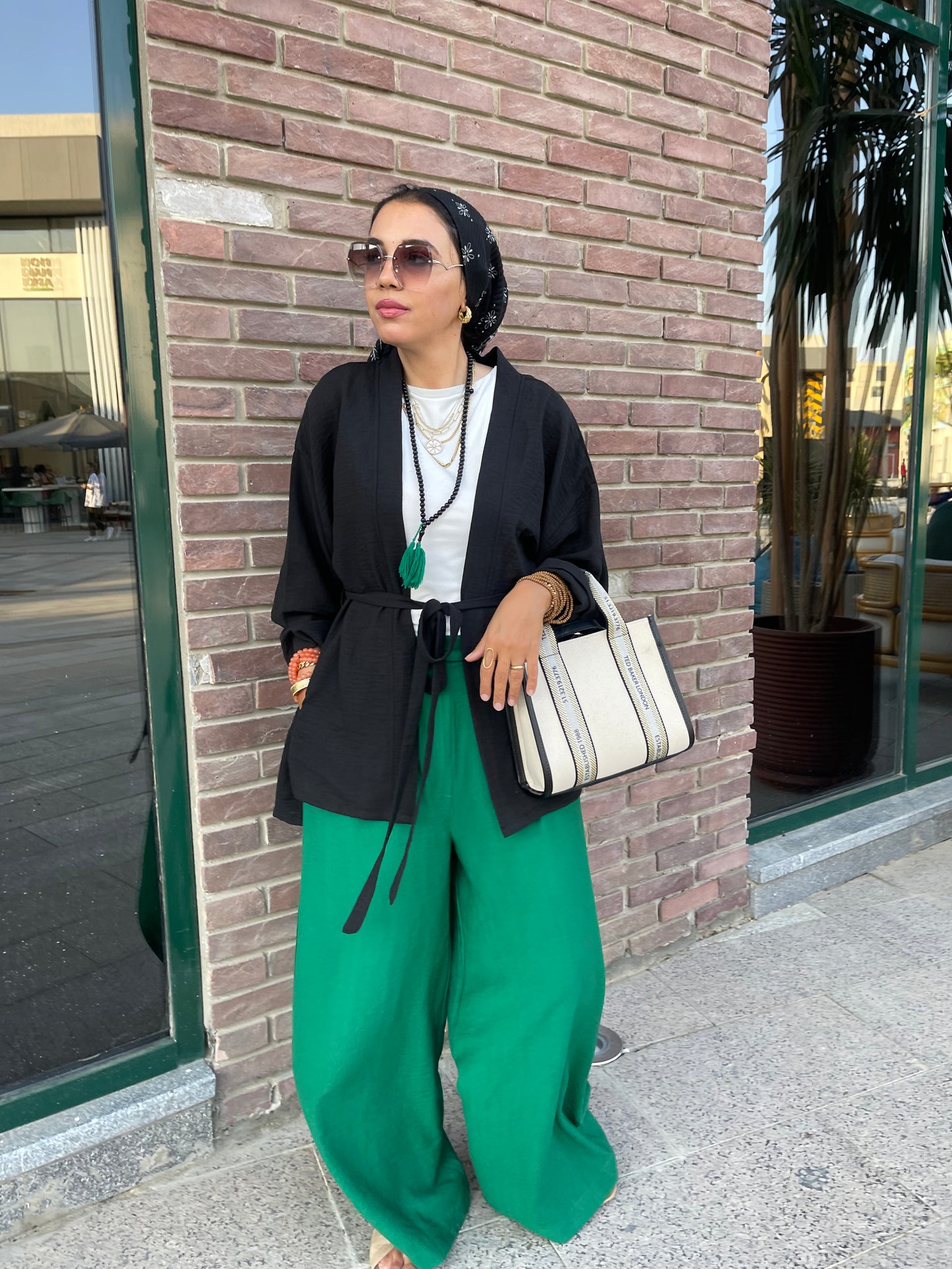 Green pants