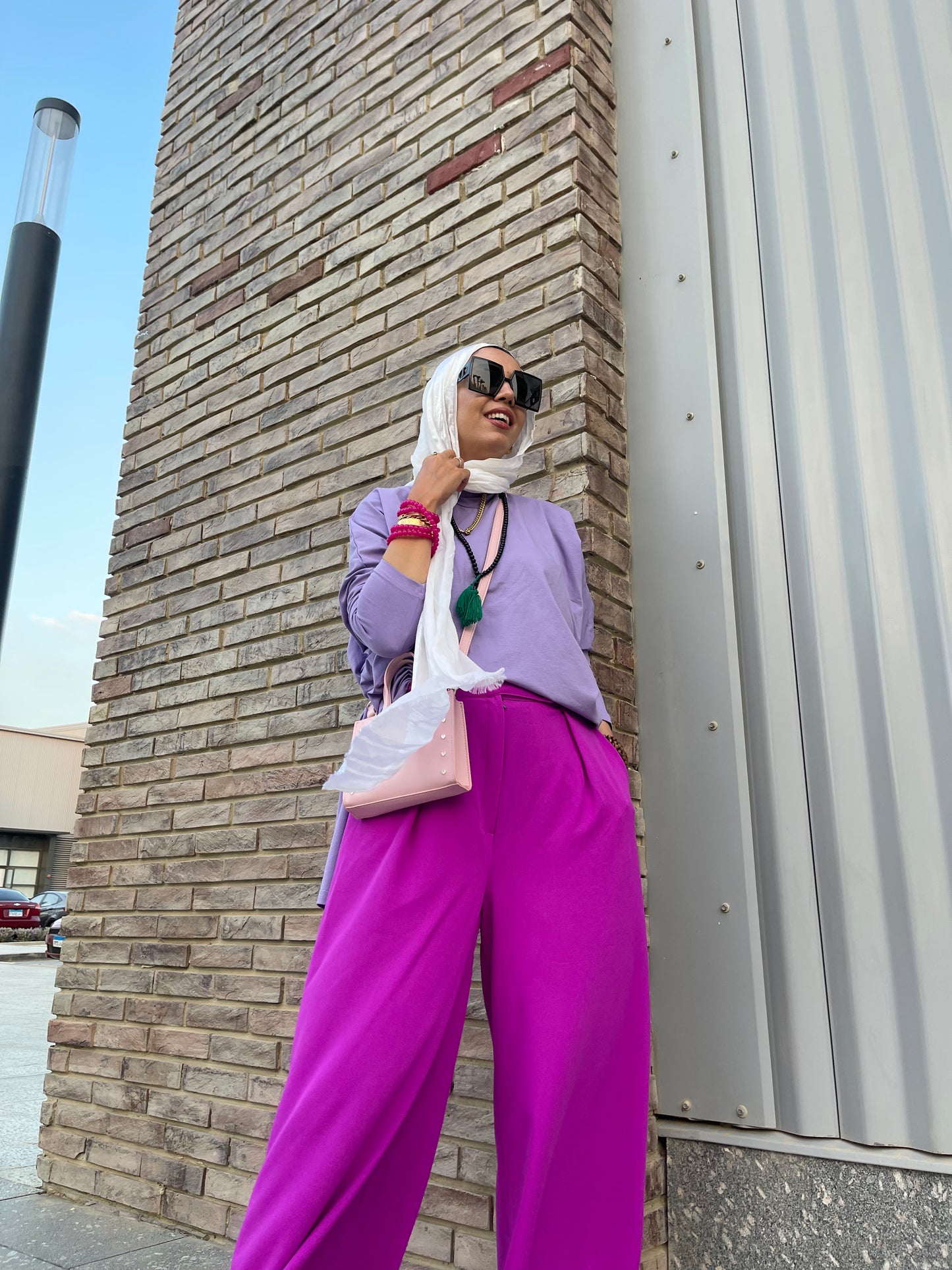 Lilac cotton top