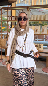 Premium basic cotton white top