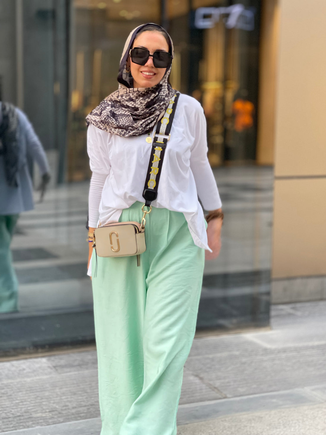 Mint loose pants