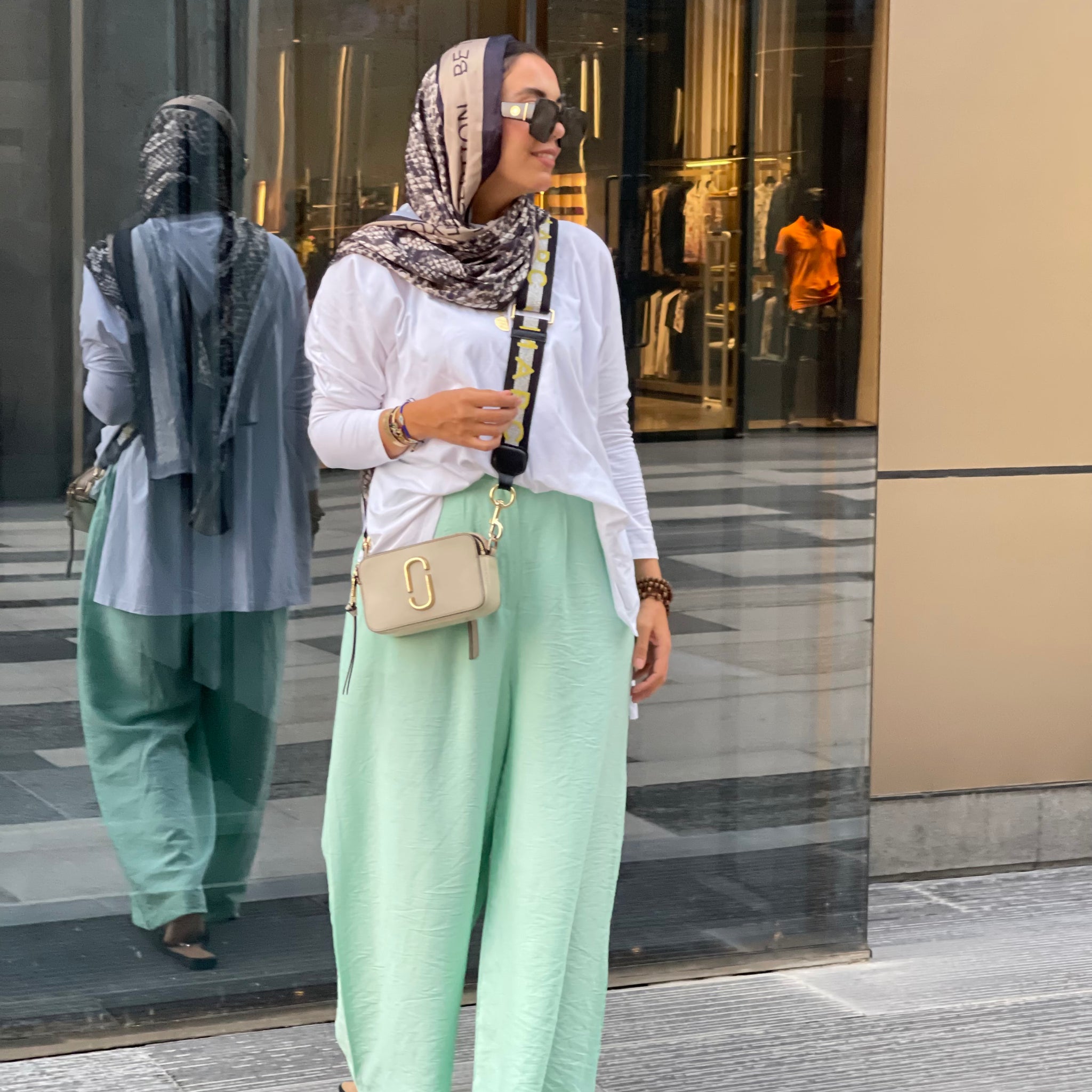 Mint loose pants