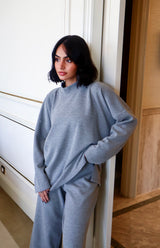 grey soft cashmere set