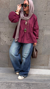 JAMEELA  poplin shirt