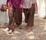 Comfy Ballon pants - Brown - cotton 100%