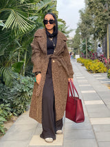 Premium mohair heavy wool coat