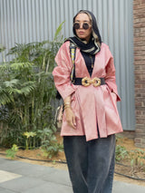 Cashmere taftah cardigan