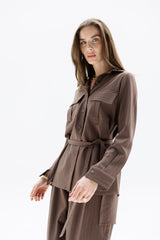 Brown Light Twill set