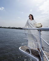 White jubair dress