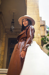 Brown Leather coat