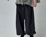 Black ballon waterproof pants