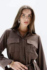 Brown Light Twill set