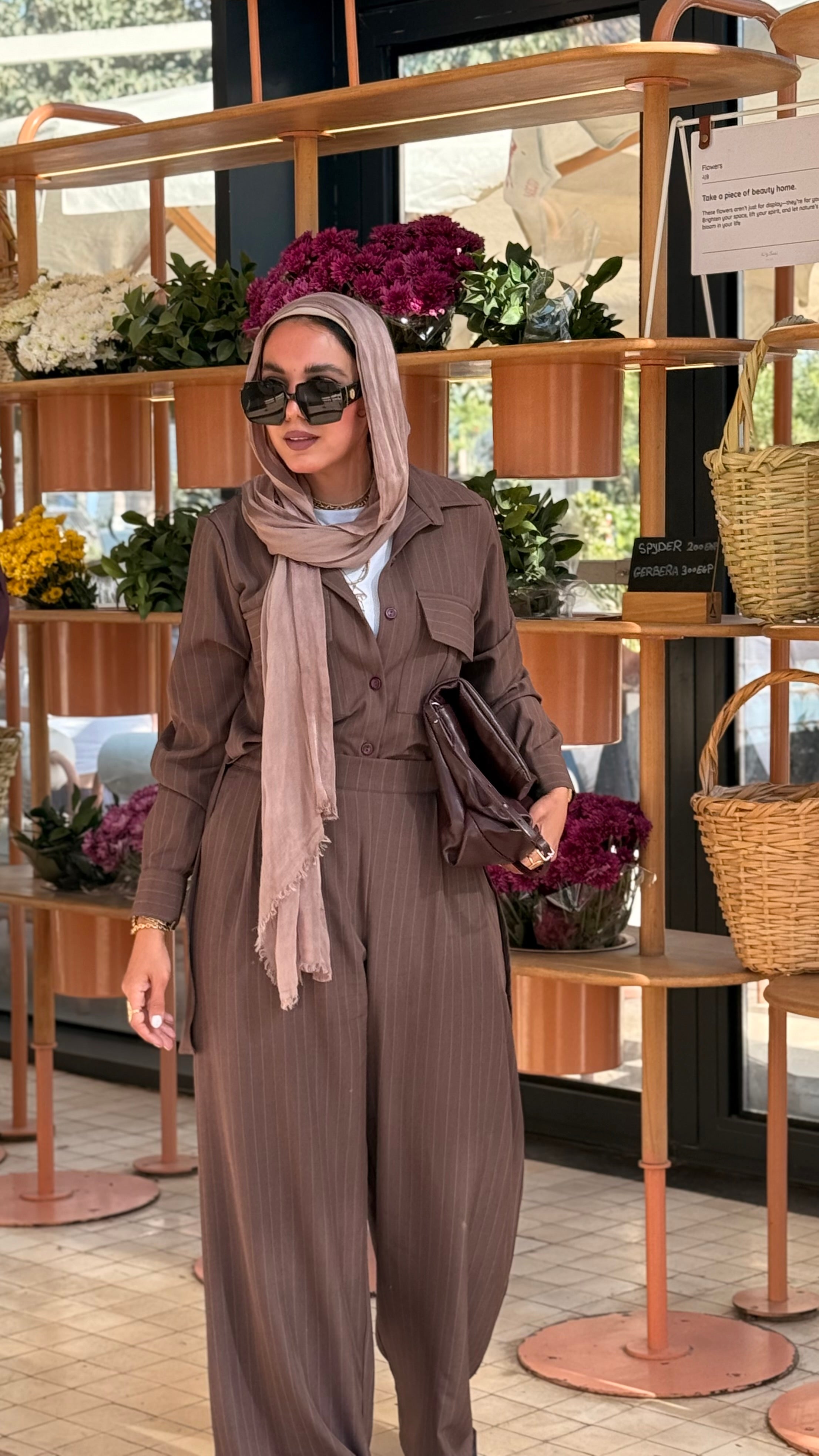 Brown Light Twill set