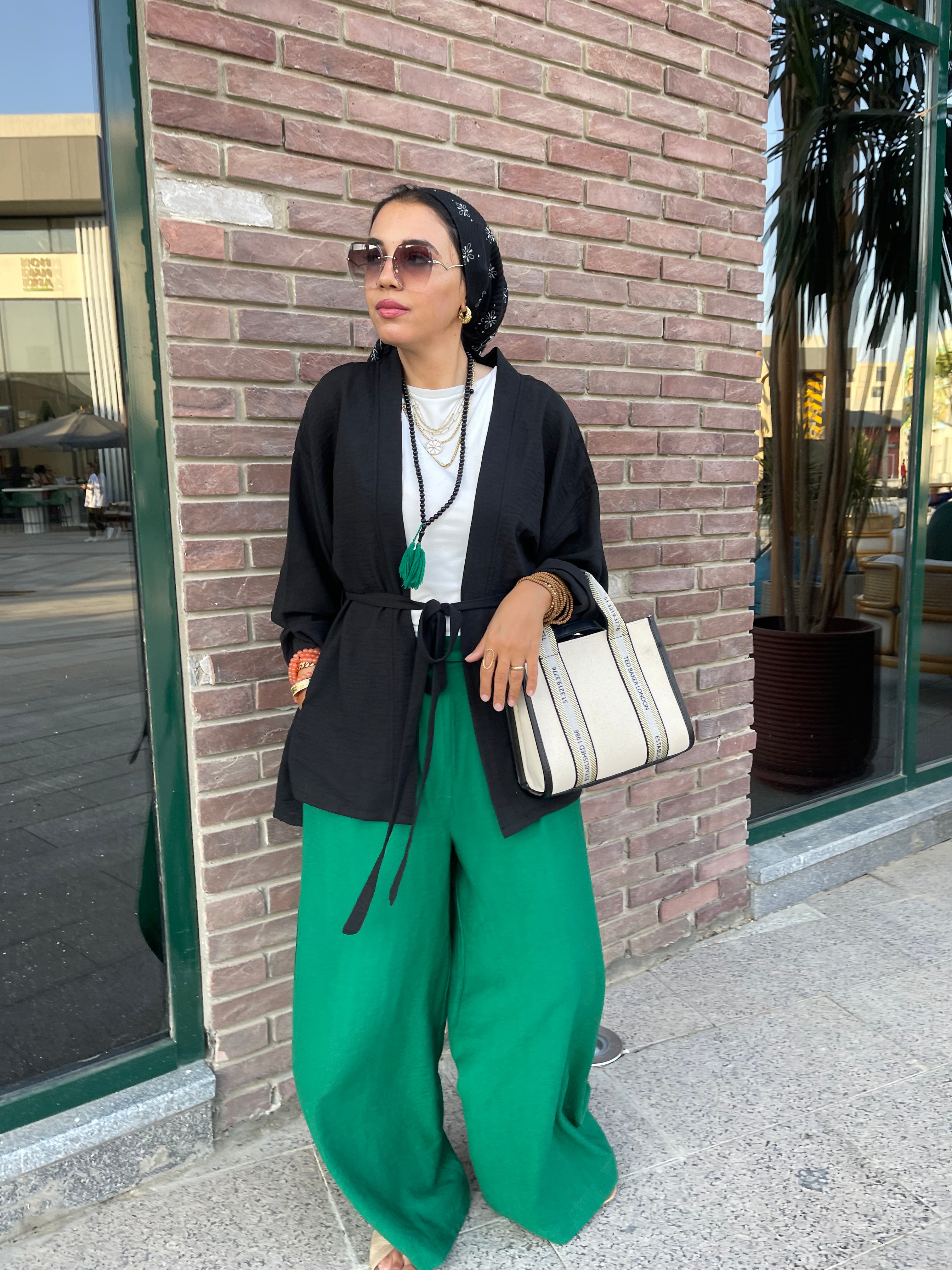 Green pants